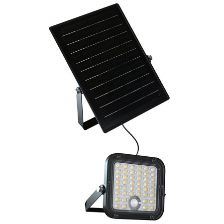 REFLECTOR CU INCARCARE SOLARA 10W 1500LM 4000+6400K - NEGRU [13]