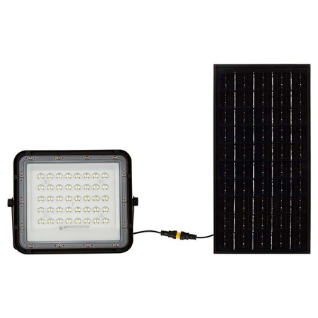 ILUMINAT EXTERIOR - REFLECTOR CU INCARCARE SOLARA 10W 800LM 4000K - NEGRU