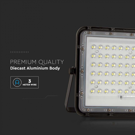REFLECTOR CU INCARCARE SOLARA 15W 1200LM 4000K - NEGRU [10]