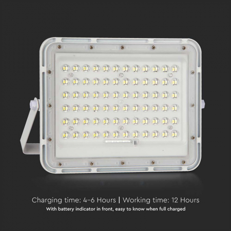 REFLECTOR CU INCARCARE SOLARA 15W 1200LM 6400K - ALB [3]