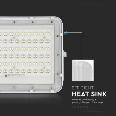 REFLECTOR CU INCARCARE SOLARA 15W 1200LM 6400K - ALB [13]