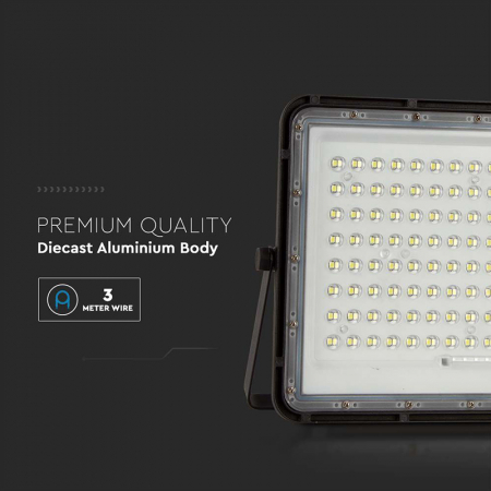 REFLECTOR CU INCARCARE SOLARA 20W 1800LM 4000K - NEGRU [10]