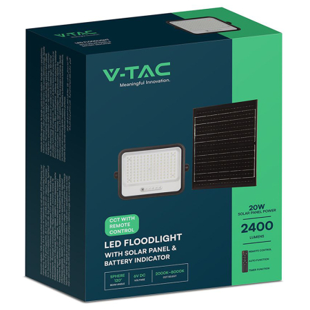 REFLECTOR CU INCARCARE SOLARA 300W 7IN1 - NEGRU [10]