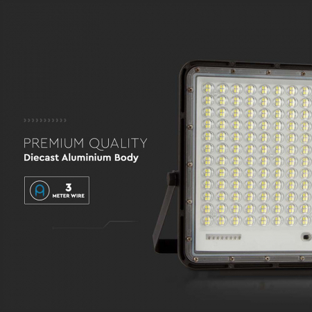 REFLECTOR CU INCARCARE SOLARA 30W 2300LM 6400K - NEGRU [10]
