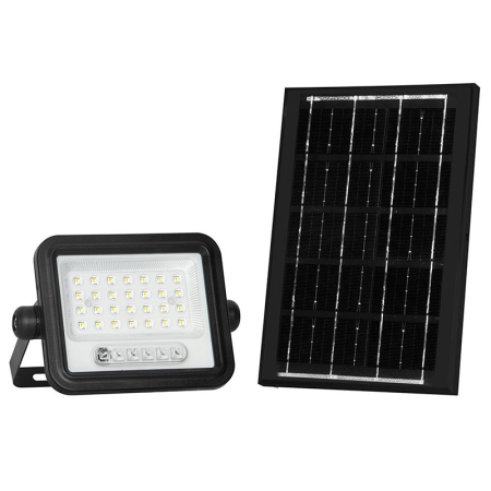 REFLECTOR CU INCARCARE SOLARA 50W 1200LM 7IN1 - NEGRU [1]