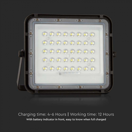 REFLECTOR CU INCARCARE SOLARA 6W 400LM 4000K - NEGRU [3]