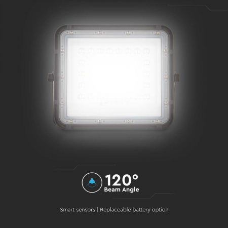 REFLECTOR CU INCARCARE SOLARA 6W 400LM 4000K - NEGRU [12]