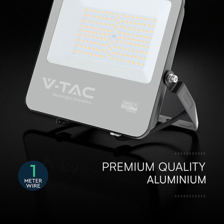 REFLECTOR LED 100W 135LM/W 6500K IP65 CABLU 1M CIP CREE - NEGRU/GRI [9]