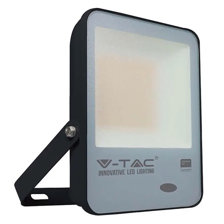 ILUMINAT EXTERIOR - REFLECTOR LED 100W CU SENZOR CREPUSCULAR 6400K ALB RECE