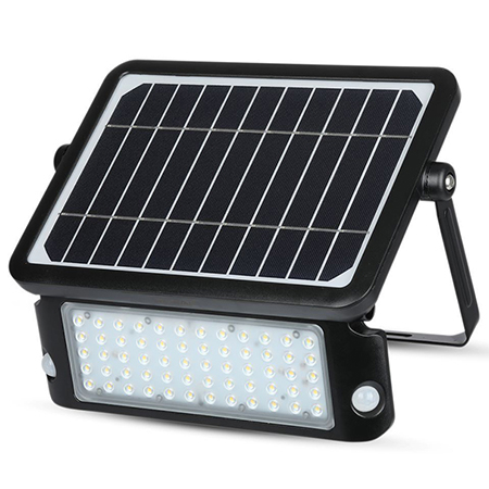 ILUMINAT EXTERIOR - REFLECTOR LED 10W 4000K CU INCARCARE SOLARA SENZOR CREPUSCULAR SI MISCARE