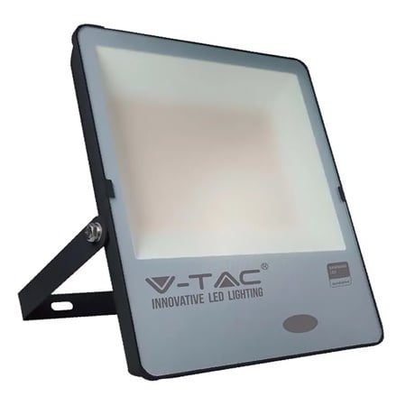 ILUMINAT EXTERIOR - REFLECTOR LED 150W CU SENZOR CREPUSCULAR 6400K ALB RECE