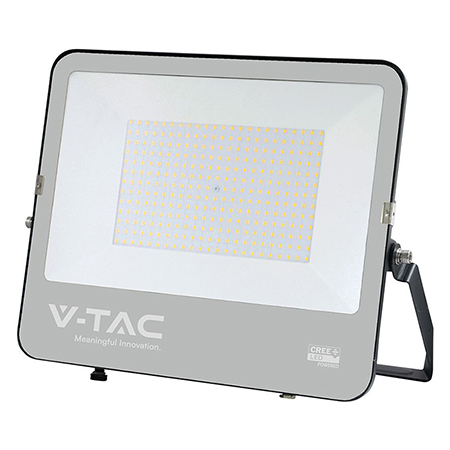 Reflectoare LED - REFLECTOR LED 200W 135LM/W 6500K IP65 CABLU 1M CIP CREE - NEGRU/GRI