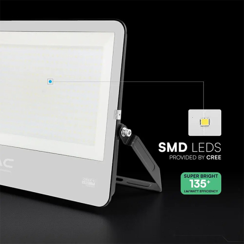 REFLECTOR LED 200W 135LM/W 6500K IP65 CABLU CIP CREE - NEGRU/GRI [6]