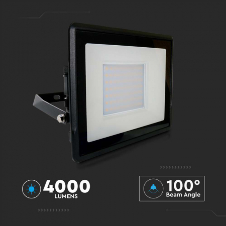 Reflector LED 50W, 6400K, alb rece, cip Samsung, V-TAC, SKU-20315 [4]
