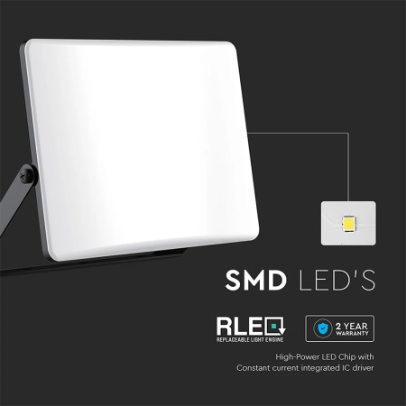 REFLECTOR LED SMD 100W 3IN1 IP65 CABLU NEGRU [3]