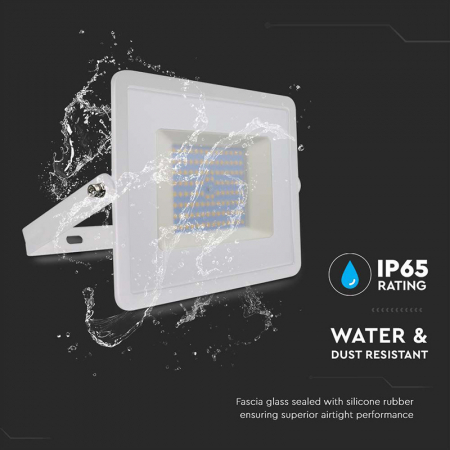 ReflReflector LED SMD, 100W, 4000K, IP65, alb, V-TAC, SKU-215968 [8]