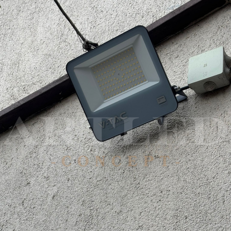 REFLECTOR LED SMD 100W 4000K IP65 CABLU 1M CIP SAMSUNG - NEGRU/GRI [2]