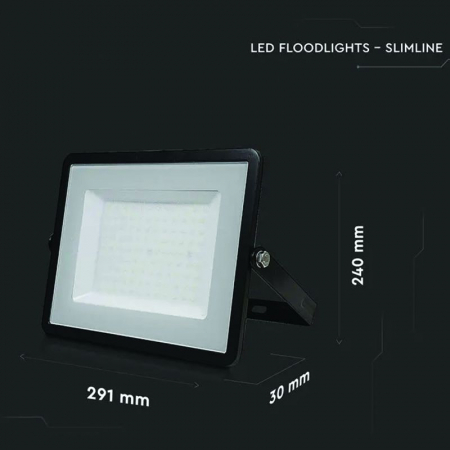 REFLECTOR LED SMD 100W 4000K IP65, CIP SAMSUNG - NEGRU [9]