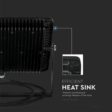 REFLECTOR LED SMD 100W 6400K IP65 CIP SAMSUNG - NEGRU [13]