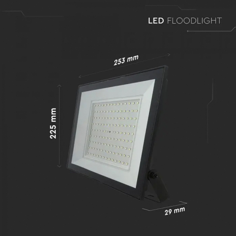 REFLECTOR LED SMD 100W 6400K IP65 - NEGRU [3]