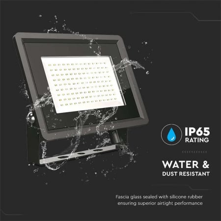 REFLECTOR LED SMD 100W 6400K IP65 - NEGRU [8]