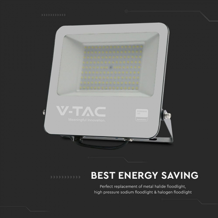 Reflector LED SMD 100W, 6500K, IP65, Cip Samsung, Negru/Gri V-TAC 23441 [9]