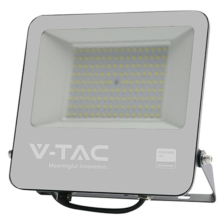 ILUMINAT EXTERIOR - Reflector LED SMD 100W, 6500K, IP65, Cip Samsung, Negru/Gri V-TAC 23441