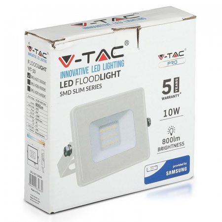 REFLECTOR LED SMD 10W 3000K IP65 ALB, CIP SAMSUNG [7]