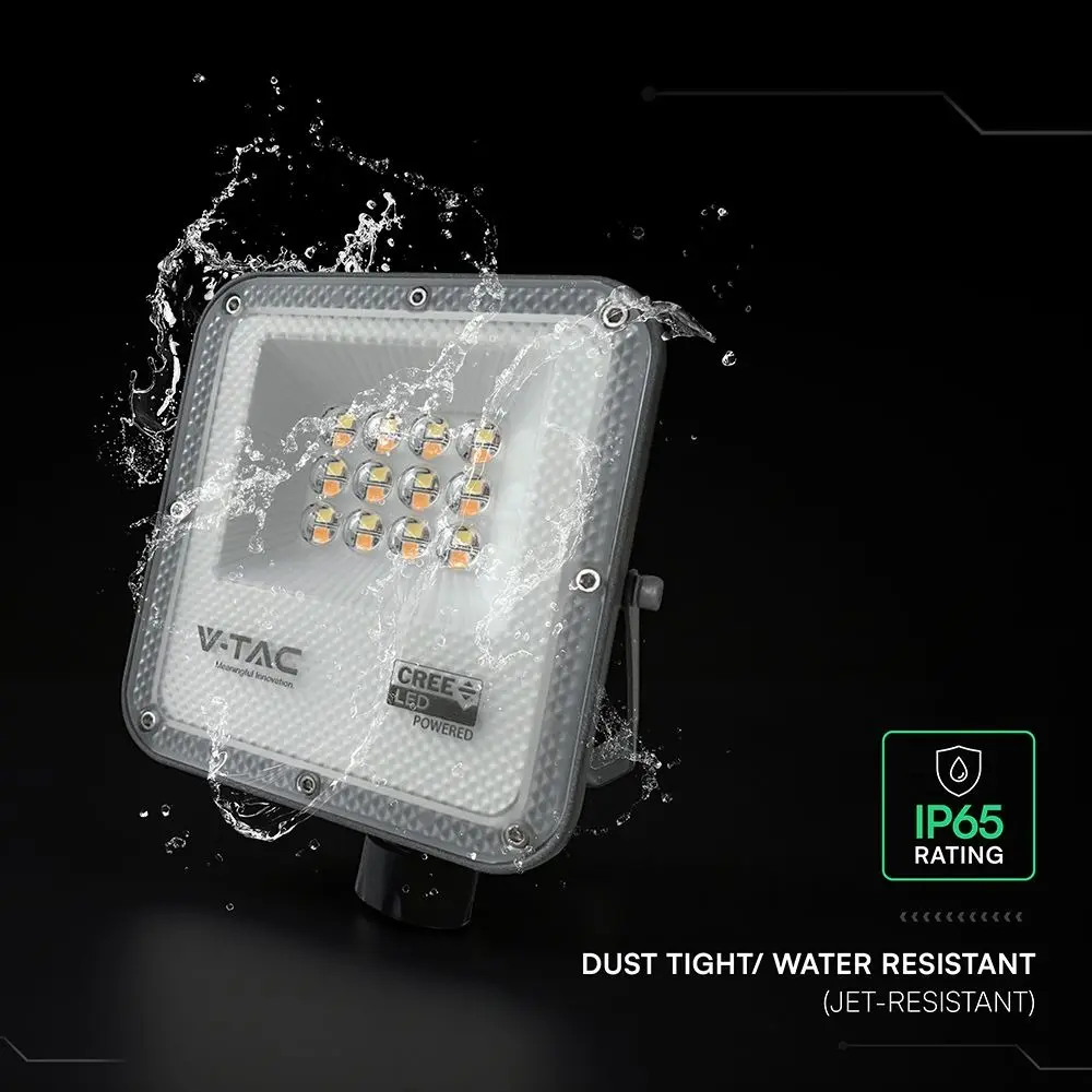 REFLECTOR LED SMD 10W 3IN1 IP65 CIP CREE- NEGRU/GRI [4]