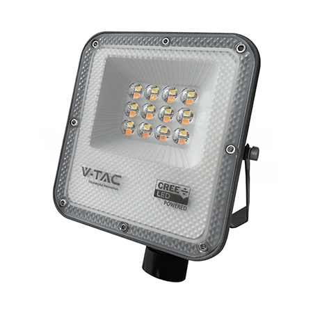 Reflectoare LED - REFLECTOR LED SMD 10W 3IN1 IP65 CIP CREE- NEGRU/GRI