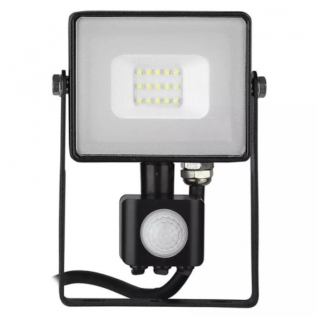 REFLECTOR LED SMD 10W 4000K IP65 CU SENZOR MISCARE - NEGRU [2]