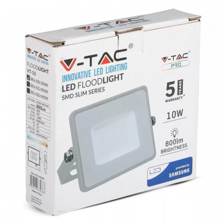 REFLECTOR LED SMD 10W 4000K IP65 GRI, CIP SAMSUNG [6]
