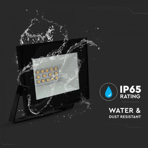 REFLECTOR LED SMD 10W 6500K IP65 - NEGRU [4]