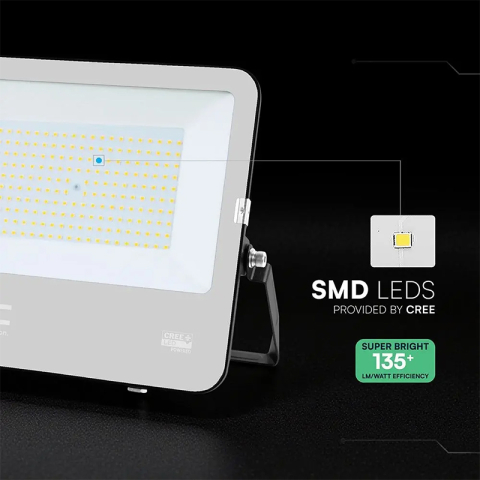 REFLECTOR LED SMD 150W 135LM/W 6400K IP65 NEGRU, CIP CREE [7]