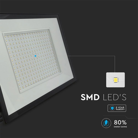REFLECTOR LED SMD 200W 6400K IP65 - NEGRU [3]