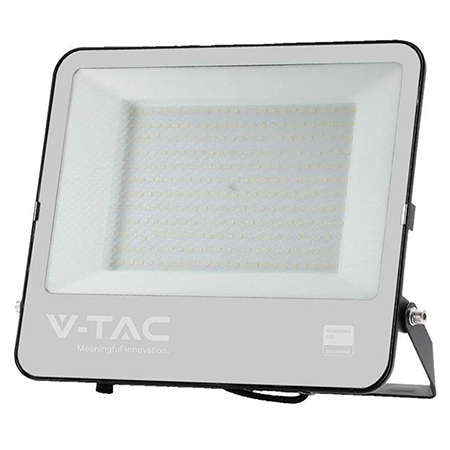 ILUMINAT EXTERIOR - Reflector LED SMD, 200W, 6500K, IP65, cablu 1m, cip Samsung, negru, V-TAC, SKU-23444