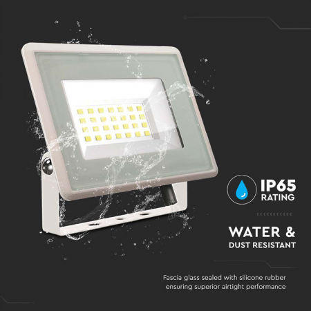 REFLECTOR LED SMD 20W 4000K IP65 - ALB [9]