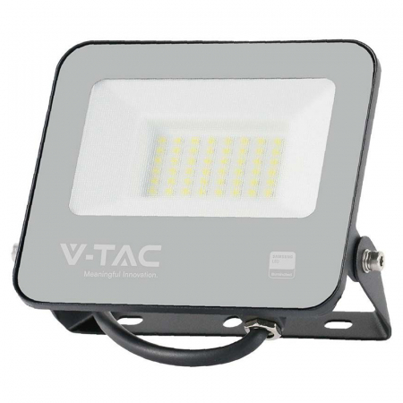 Reflector LED SMD, 30W, 185LM/W, 6500K, IP65, cip Samsung, negru/gri, V-TAC, SKU-9891 [1]