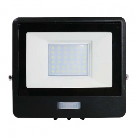 REFLECTOR LED SMD 30W 6400K IP65 CU SENZOR MISCARE - NEGRU [2]