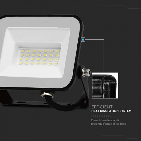 REFLECTOR LED SMD 30W 6500K IP65 CIP SAMSUNG - NEGRU [7]