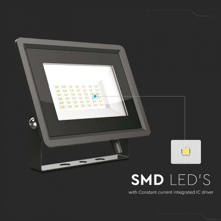 REFLECTOR LED SMD 30W 6500K IP65 - NEGRU [6]