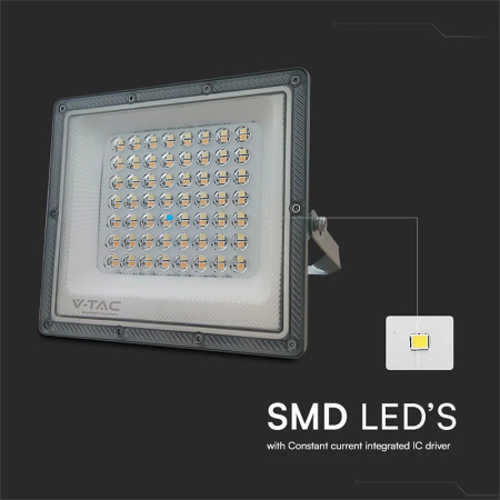 REFLECTOR LED SMD 50W 3IN1 IP65 CABLU - GRI [4]
