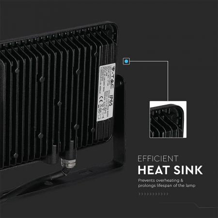 REFLECTOR LED SMD 50W 4000K IP65 NEGRU, CIP SAMSUNG [14]
