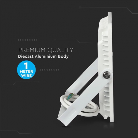REFLECTOR LED SMD SLIM 100W 115LM/W 4000K IP65 ALB, CIP SAMSUNG [3]