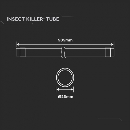 REZERVA TUB T8 UV ANTI-INSECTE 15W 25X505MM [3]