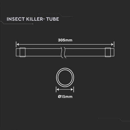 REZERVA TUB T8 UV ANTI-INSECTE 8W 15X305MM [3]