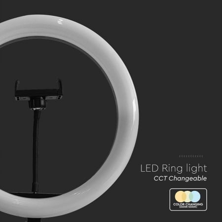 SELFIE RING LIGHT 10" CU TREPIED [9]