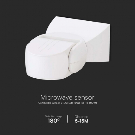SENZOR DE MISCARE 300W 180GR IP65 - ALB [4]