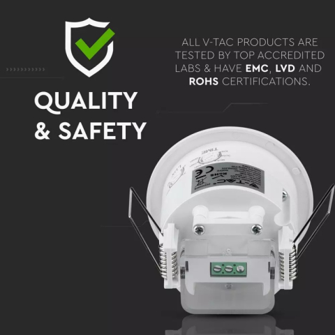 SENZOR MISCARE 360GR INCORPORABIL- ALB [6]