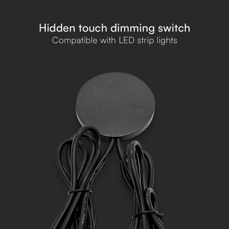 SENZOR SMART TOUCH DIMABIL PENTRU BANDA LED - NEGRU [3]